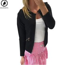 2018 Women Plaid Thin Coats Short Jackets Casual Slim Blazers Cardigans Plus Size Female Outwear Spring Autumn Black White