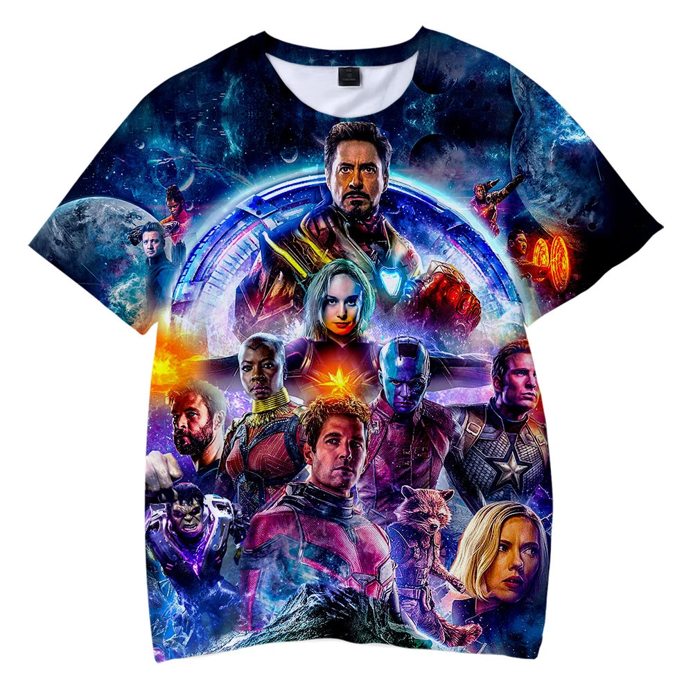 Avengers Endgame boys t shirt Quantum Realm Kids Top Tee Advanced Tech children clothing Cosplay Costumes 2019 kids tshirt