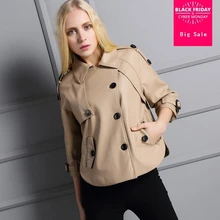 Зимняя женская Высококачественная двубортная куртка из искусственной кожи Модная брендовая кожаная мотоциклетная куртка из ПУ Wj1156