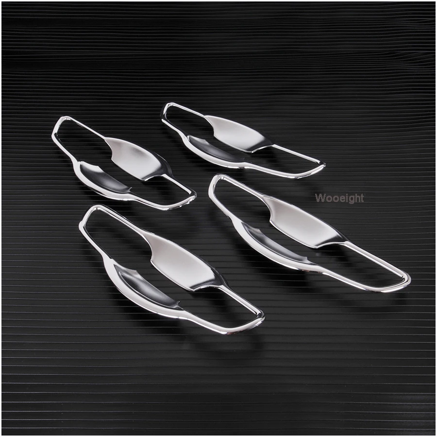 Car Styling Sticker ABS Chrome Side Door Handle Bowl Cover Trim Cup Protector Decoration For Honda Civic 10th 2016 2017 2018 (4)