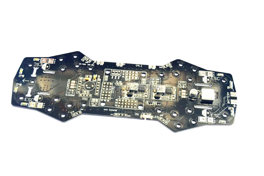 DIY PDB пластина QAV250/ZMR250 интегрированная PCB Центральная 5V 12V BEC / LC фильтр