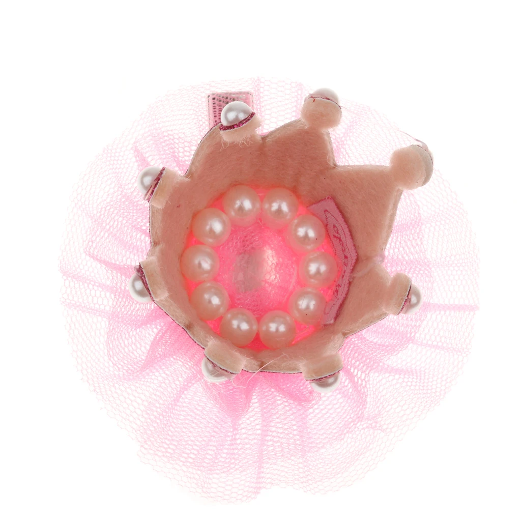 Lovely Children Girls Baby Wedding Party Crown Lace Princess Hairpin Hair Clip for Photo Prop Gift Accs 7Colors