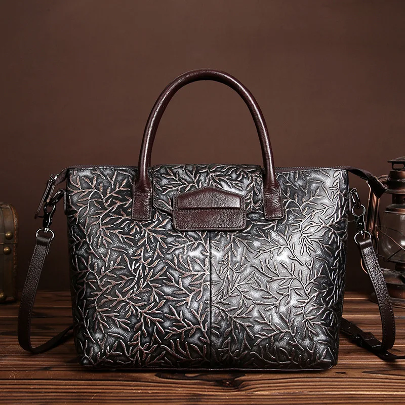 

YISHEN Elegant Fashion Ladies Handbag Embossed Genuine Leather Women Crossbody Shoulder Bags Vintage Female Messenger Bag LS8849