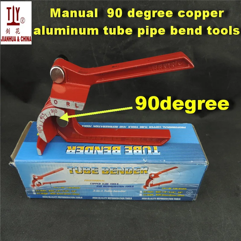 Ferramenta de Mão Dobrador de Tubulação de Metal Dobrador de Tubo de Aço Dispositivo de Dobra Graus Condicionado Alumínio Bronze Inoxidável 6-22mm 90 ar Renovação da Casa