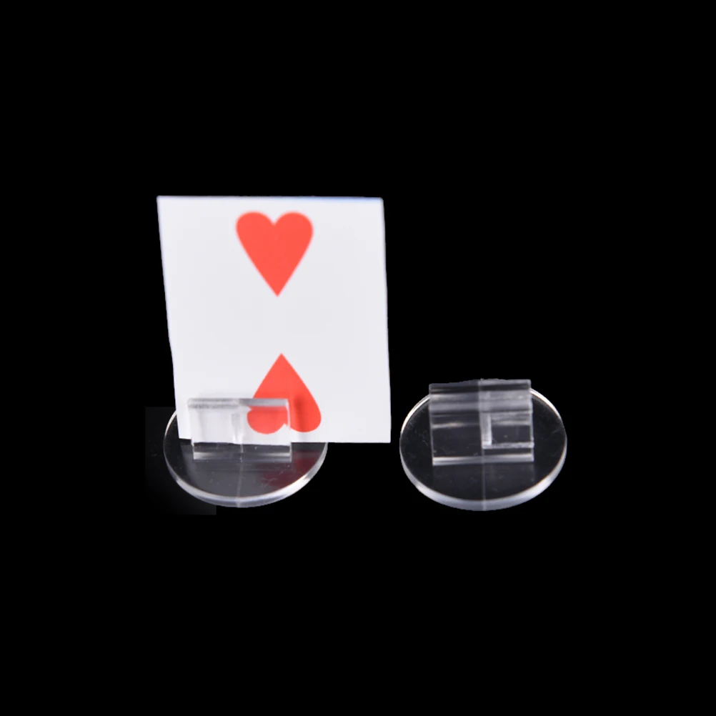 50Pcs Transparent Plastic Stand For 2Mm Paper Card Board Game