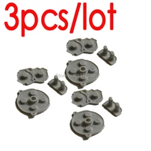 3 шт./партия Горячая пластиковая Токопроводящая Резина контактная платформа кнопка D-Pad Ремонт Fit Nintendo dogba консоль силиконовая прокладка цвет заранее карман