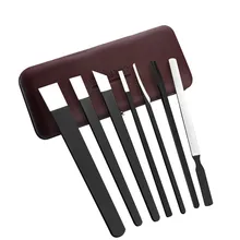 Случайный цвет маленький размер из нержавеющей стали Маникюрный Инструмент набор костюмов набор инструментов для маникюра многоцелевой