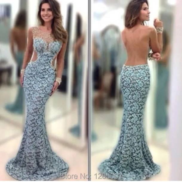 vestido sereia de malha