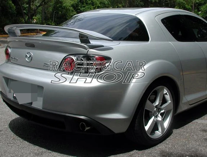 MSPEED GT SPORT REAR WING TRUNK SPOILER 1PAIR WITH bracket for MAZDA 04-11 RX8