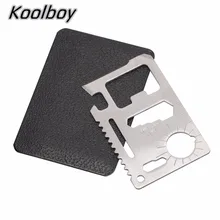 Многофункциональные инструменты 11 в 1, многофункциональный нож для охоты, выживания, кемпинга, Карманный военный нож для кредитных карт