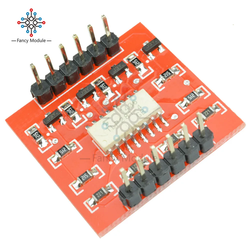

TLP281 4-Channel Opto-isolator IC Module For Arduino Expansion Board High And Low Level Optocoupler Isolation 4 Channel