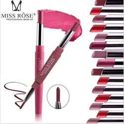 Мисс Роза Lipliner Maquillaje Profesional карандаш для губ сексуальный полный губы матовый цвет длительный Водостойкий карандаш для губ Набор