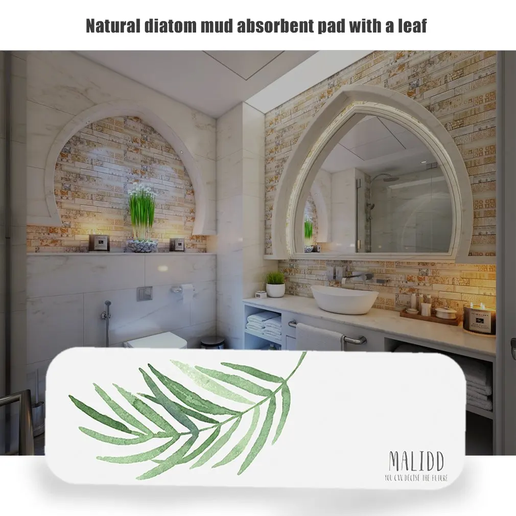 Natural Diatom Mud Absorbent Pad Wash Table Diatomaceous Earth Waterproof Coaster Electric Toothbrush Soap Tray Ins Wind