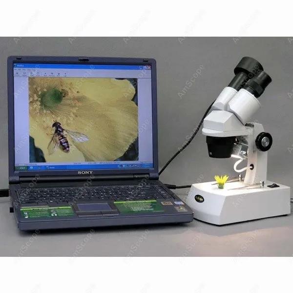 AmScope 10X-20X-40X 학생 및 취미용 쌍안경 해부 입체 현미경