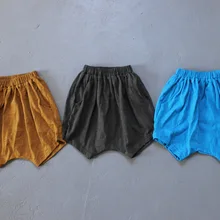 Шорты для девочек; летняя детская одежда для девочек; Корейская одежда для маленьких девочек