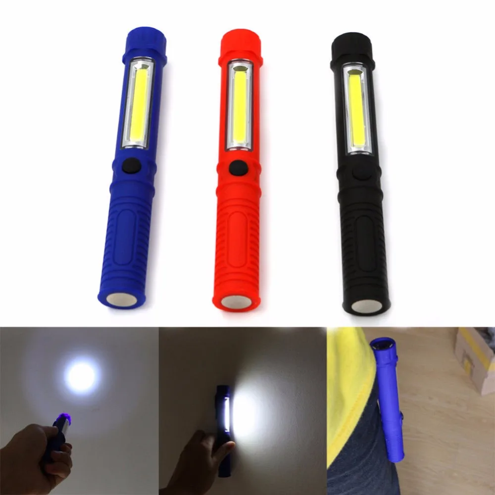 

New Arrive Bicycle Light Power Bank Waterproof Handheld COB LED Pen Light Clip Magnet USB Rechargeable Torch Lamp