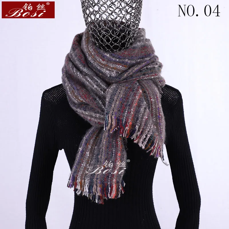 Кашемировый женский зимний шарф-шаль с кисточками, модные роскошные брендовые толстые шали, Большие шали, пашимина, женские шарфы, шарфы - Цвет: Серый