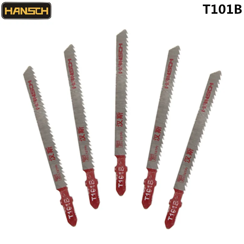 HANSCH 5 шт. джиг пилы HCS T101B древесины быстрого кроя 100*2 для Bosch Metabo Dewalt Makita AEG Festo Holzher