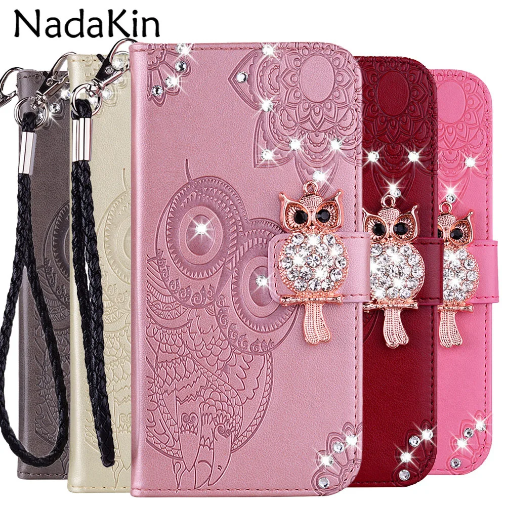 

Bling Rhinestone Diamond Book Case for Samsung Galaxy J3 J5 2016 A5 2017 J4 J6 Note 8 9 A6 A8 S8 S9 S10 Plus Lite A7 A9 2018