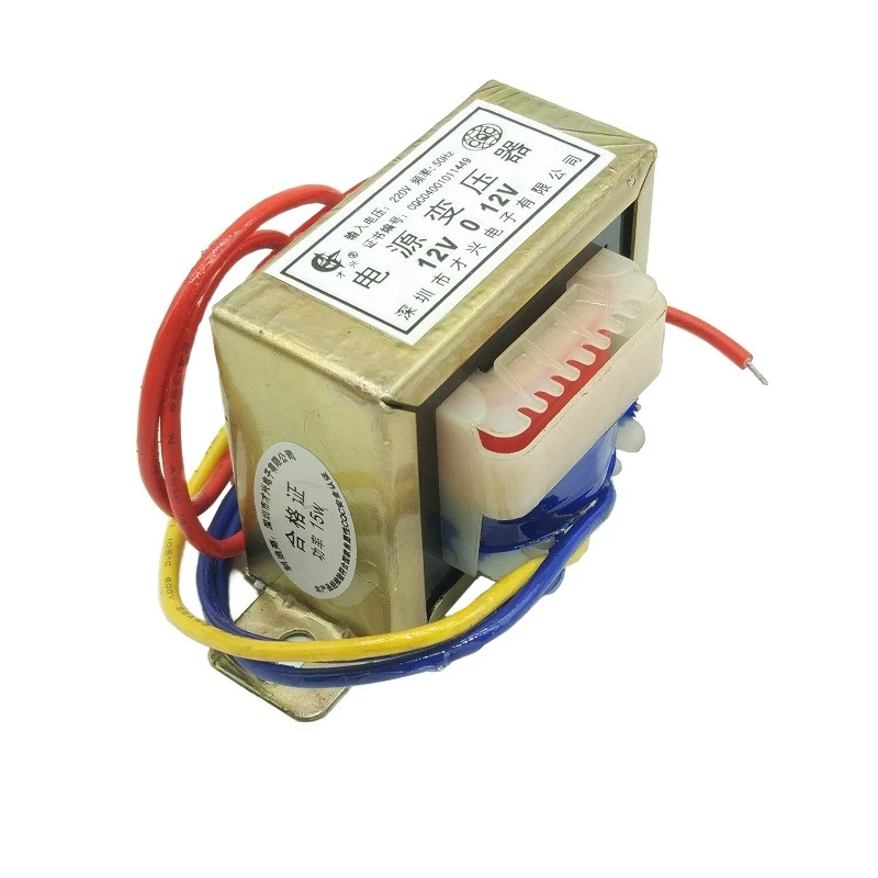 

EI66 Transformer DB-50VA 50W 220V to 12V*2 Dual Group AC 12V 2A Power Frequency