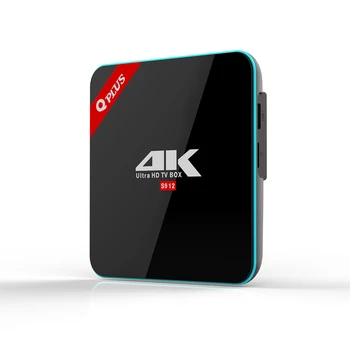 

Original Qplus Android 7.1 TV Box 3GB RAM 32GB ROM 2.4G/5G Dual wifi Amlogic S912 Octa core 4K Full HD Smart Media Player