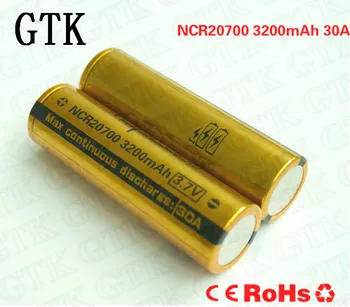 

2pcs Brand Cylinder NCR 20700 3.7V 30A lithium bateria 3.7V 3200mAh battery for Remote controlled aircraft RC Model airplane car