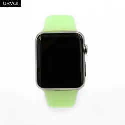 URVOI спортивный ремешок для Apple Watch series 4 3 2 1 силиконовый прозрачный ремешок для iWatch наручные желейного леденцового цвета