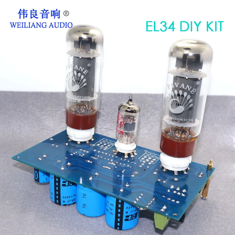 

EL34 ECC83 amplifier board Single-ended Class A 2.0 tube amplifier DIY kit (without tube)