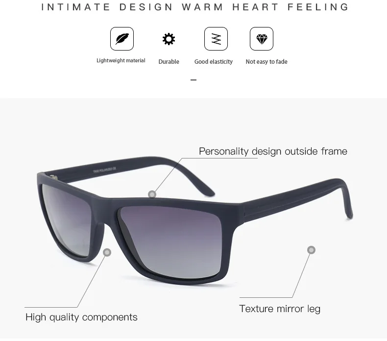 WHO CUTIE TR90 солнцезащитные очки Мужские поляризационные UV400 линзы брендовые дизайнерские винтажные Модные солнцезащитные очки для вождения мужские оттенки S022