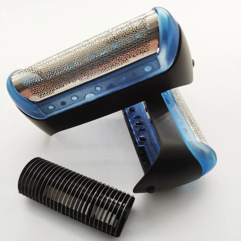 2 Фольга для бритвы с рамкой + 1 резак Braun Razor 10B/20B/20S Series 1000/2000 Blade бритья сетчатая