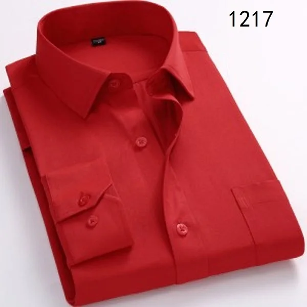 6XL синяя/белая/черная рубашка мужская деловая Повседневная рубашка с длинными рукавами Классическая полосатая мужская одежда рубашки camisa masculina - Цвет: 1217