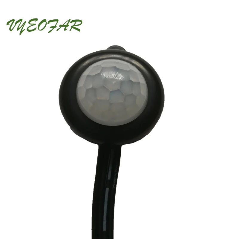 

DC 5V / 12V / 24V Body Infrared PIR Motion Sensor Switch For LED Light Strip Automatic DC Jack connector Time setting function