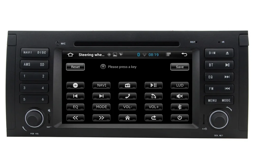 Top In Stock Quad Core 1024x600 HD Capacitive Touch Screen Car DVD for BMW E39 Android 7.1 E53  Wifi 3G Bluetooth Radio Canbus 28