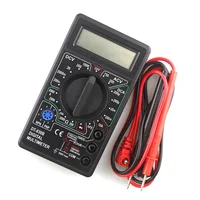 DT830B мультиметр Новый профессиональный ЖК-дисплей Цифровой мультиметр Вольтметр Амперметр Ом тестер измерительные инструменты - изображение
