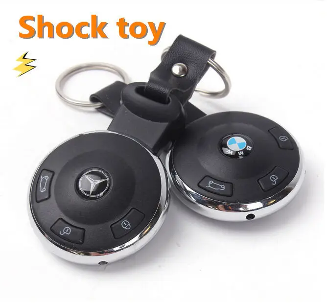 April Fools' Day Luxury Car Key Electric Shock Toy...