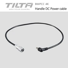 12V микро постоянного тока мужчина к BMPCC4K Мощность кабель для TILTA боковым фокусом ручка BMPCC 4k Камера клетка для F970 LP-E6 F570 Батарея аксессуары