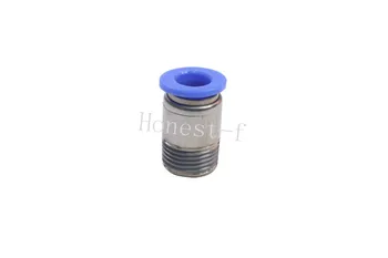 

Push to Connect Joint 1/2" OD Tube x 3/8" Male NPT Pneumatic Straight Round Fitting
