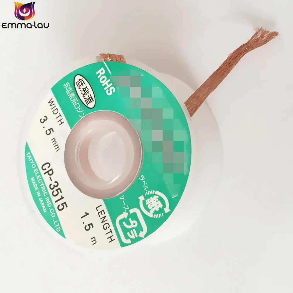 

1.5-3.5MM BGA Desoldering Braid Solder Wire CP-3515 Suction-line 1.5m Length Wick/Soldering Accessory