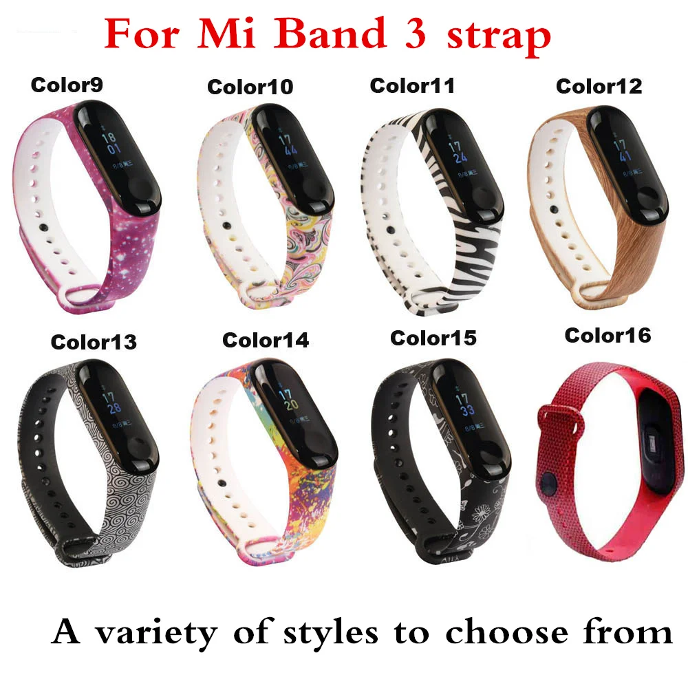 Спортивный ремешок для Xiaomi mi Band 3 силиконовый браслет band Miband 3|Смарт-аксессуары| |