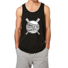 Loo show нет плача в бейсбольной графической тренировки майка для мужчин