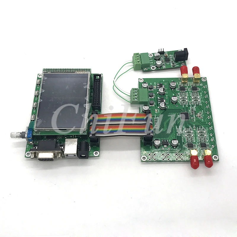 

AD9959 multi channel amplifier with DDS module+STM32F103 color touch screen control frequency rotary encoder+power module