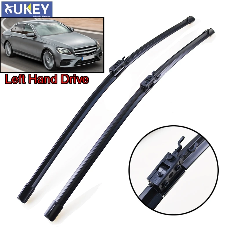 Xukey Front Windshield Wiper Blades Set For Mercedes W213 E200 E250 E300 E350 E400 E450 E43 E53