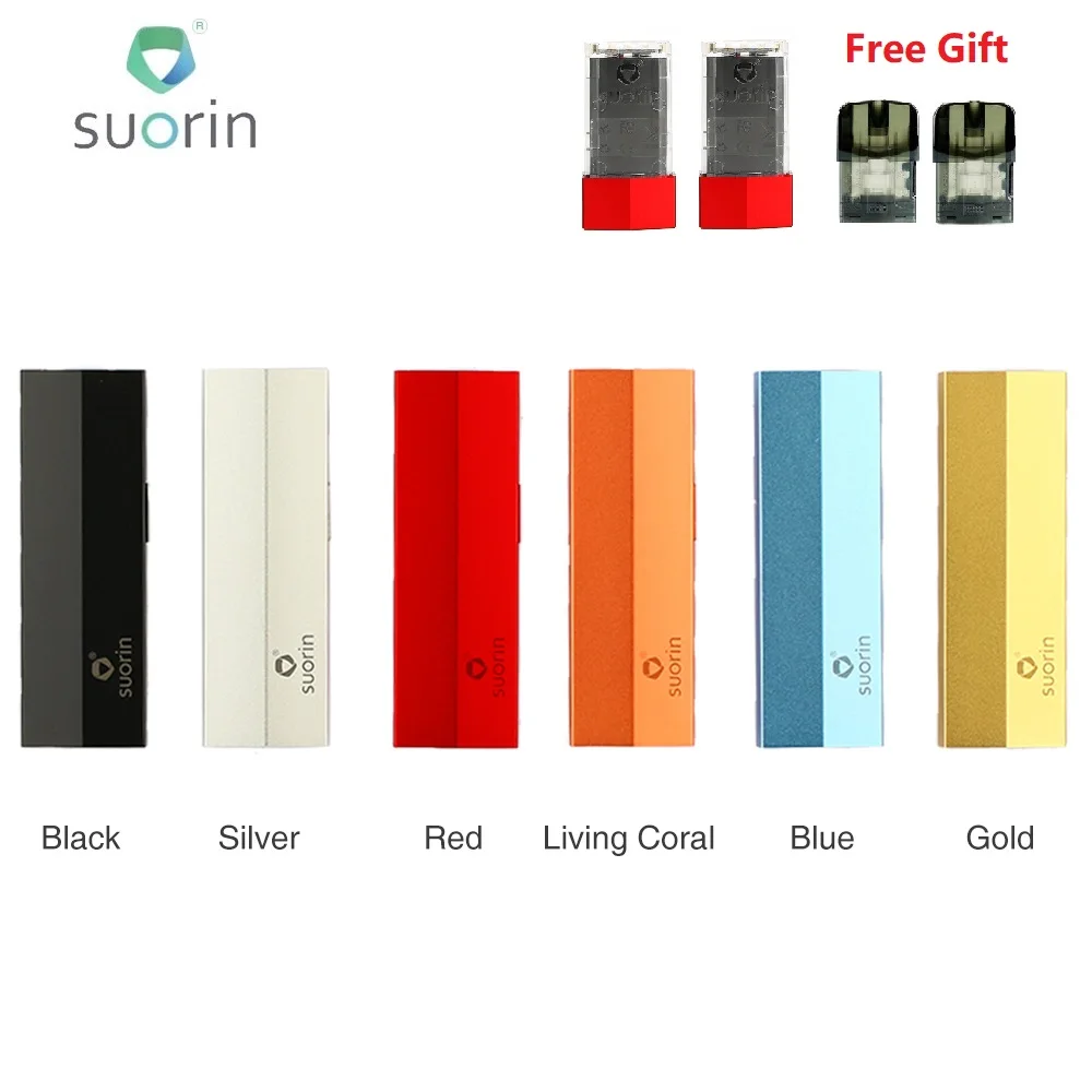 Оригинальный чехол Suorin Edge wi/2 шт. 230 мАч батареи и 2 шт. картридж Suorin Edge Pod E-cig вейп набор VS Drag Nano/Frenzy/Air