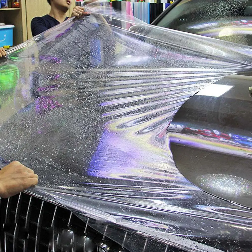 

100*1400CM Transparent Car Sticker Protective Film With 3 Layers PVC Car Paint Safety Film Car Protect Film Wrap Accessories
