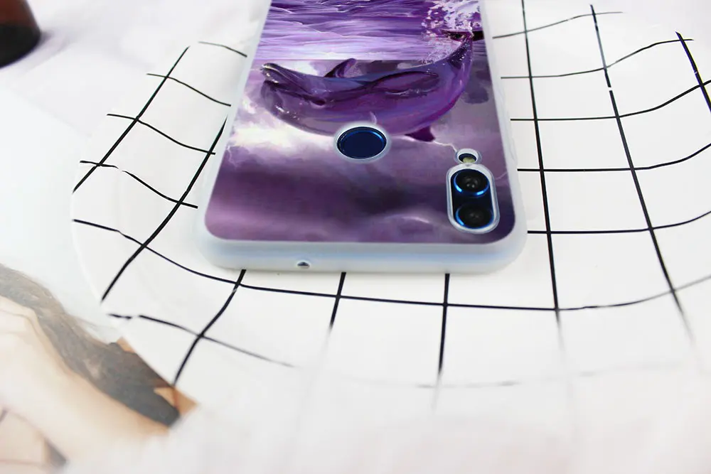 Мягкий силиконовый чехол с милым дельфином для Huawei Honor 30 20 10 9 Lite 30pro 20pro 30s 10i 9a 8a