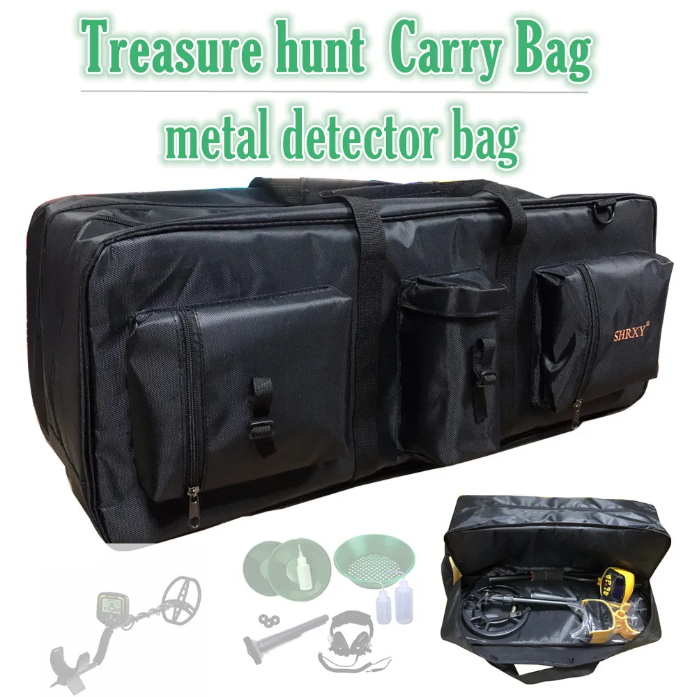 Metal Detector Carry Bag Portable Waterproof Storage Bag Double layer