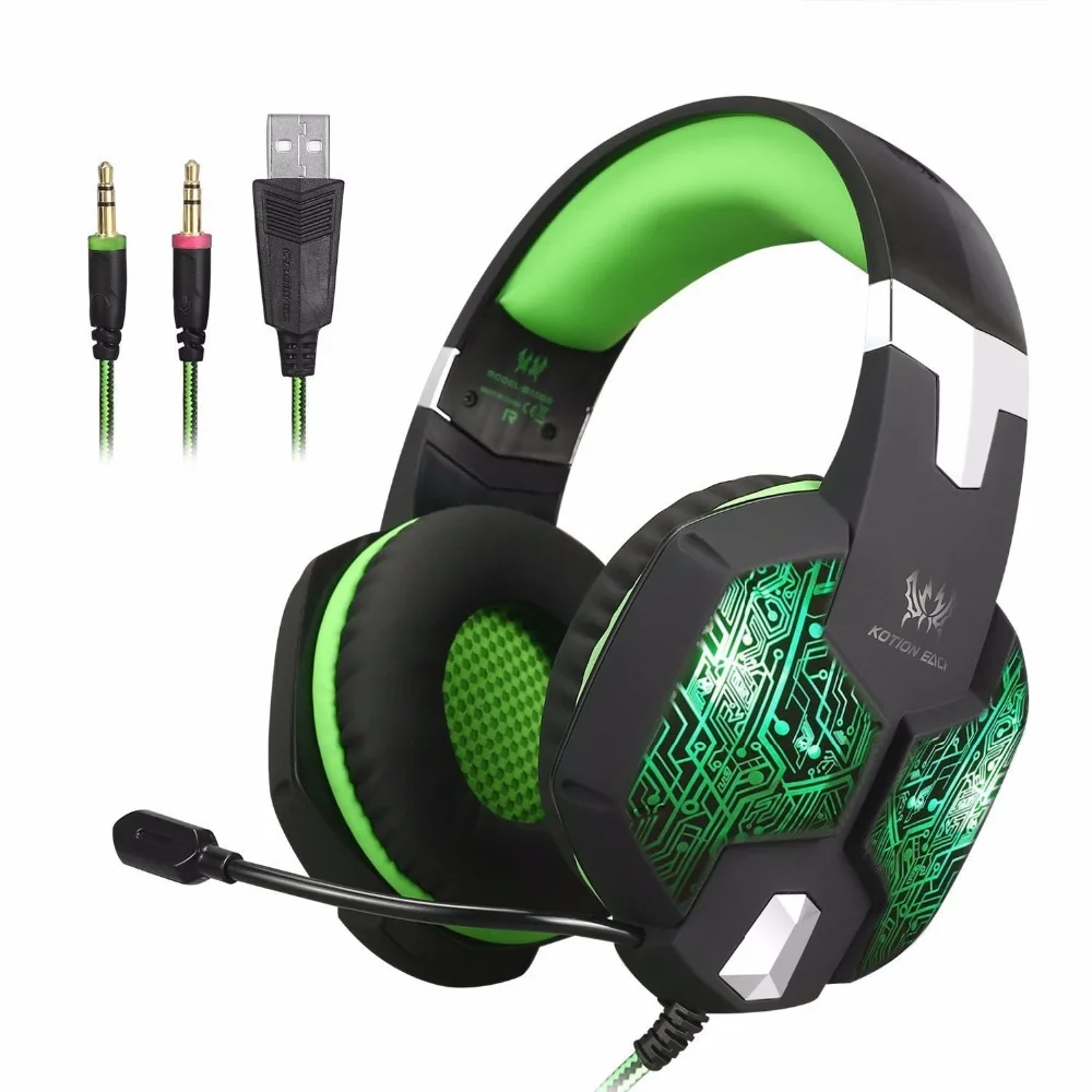 EACH G1000 3.5mm Gaming Headset gamer noise canceling