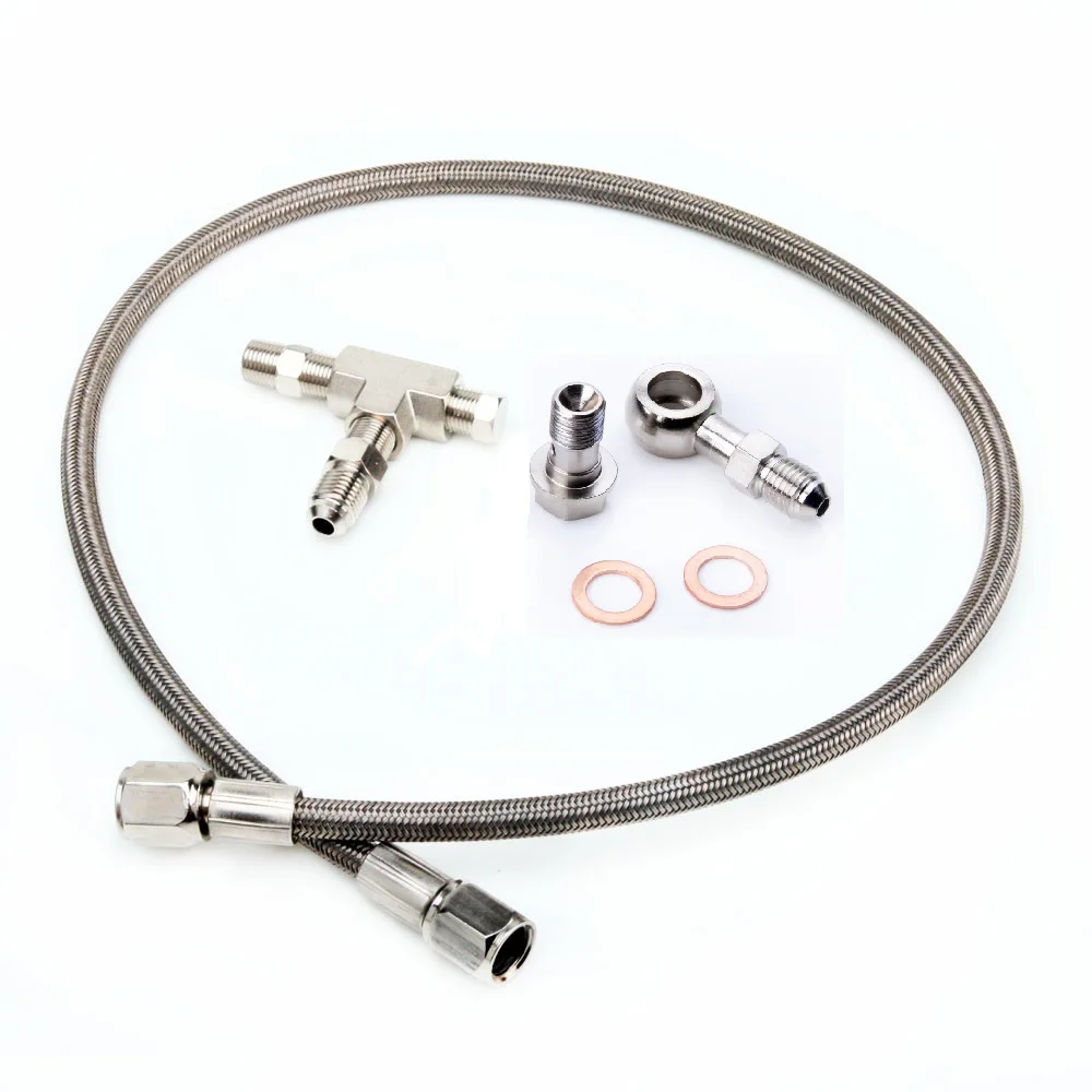 

Kinugawa Turbo Oil Feed Line Kit for Garrett GT25 GT28 GT30 GT35