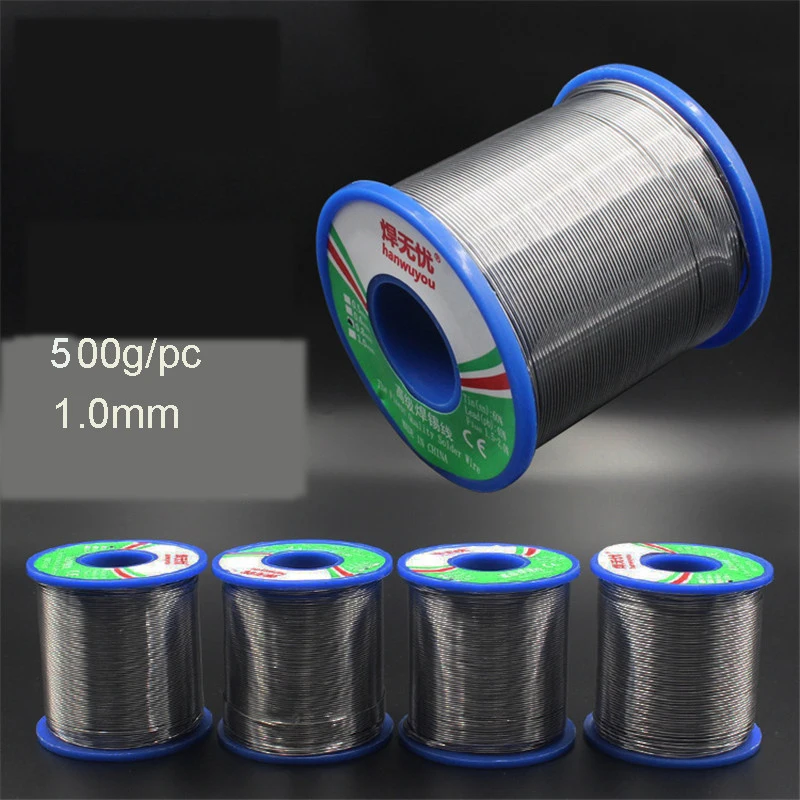 60//40 0.5MM 500g Tin lead Flux 2/% Solder Wire Rosin Core Soldering Welding L