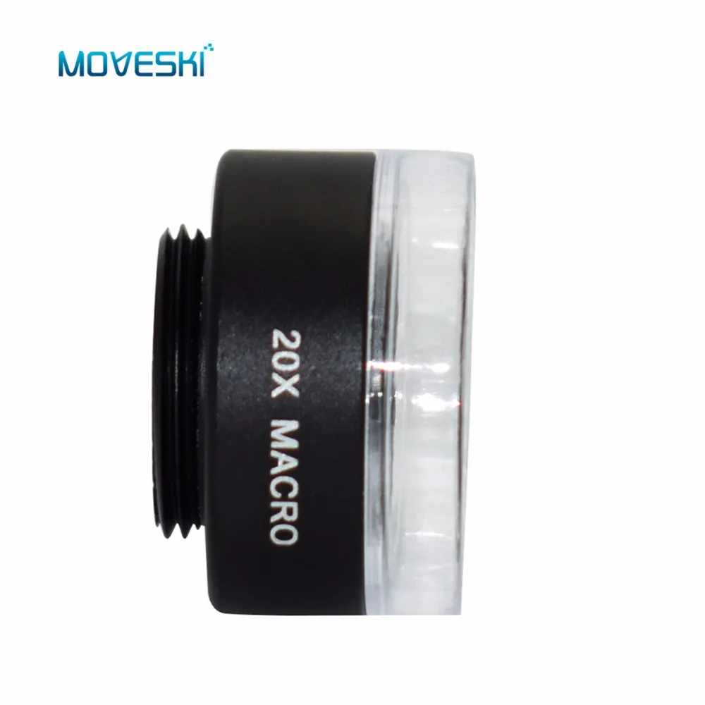 Moveski HL022 Универсальный объектив для сотового телефона 20X Супер Макро Камера